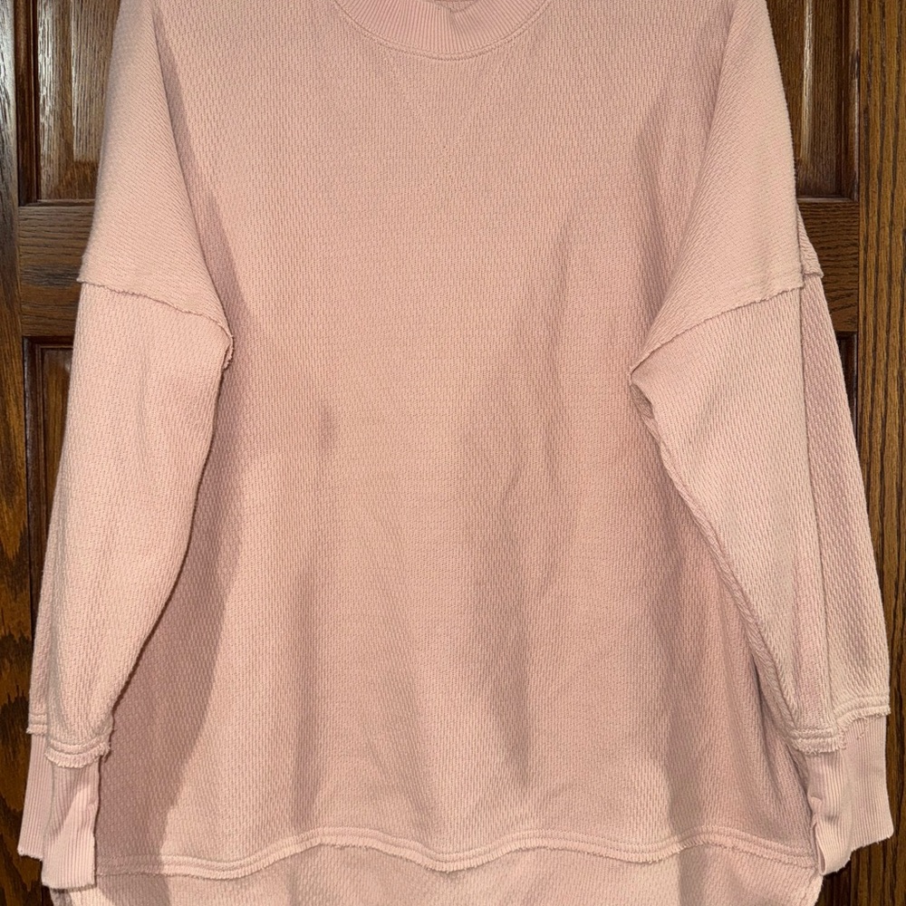 Aerie Pink Crew Neck Sweater